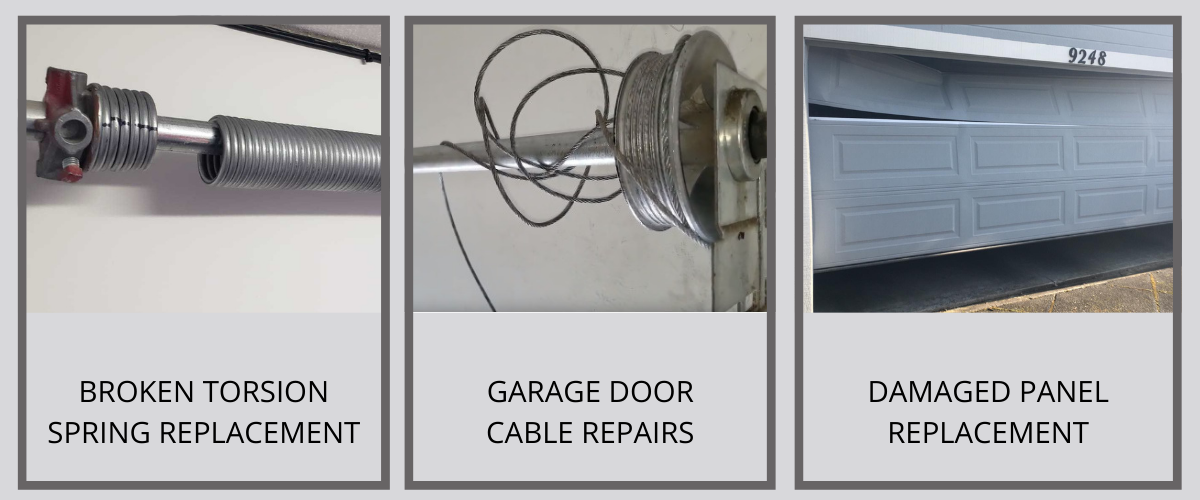 garage door spring and cable repairs